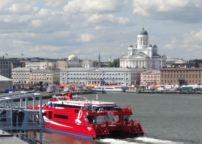 Der Hafen von Helsinki