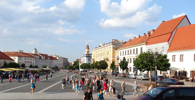In der Altstadt von Vilnius