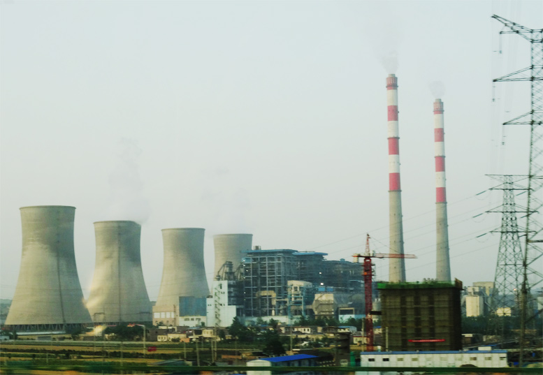 Kohlekraftwerk bei Xian