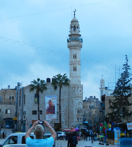 Platz in Bethlehem gegenüber der Geburtskirche