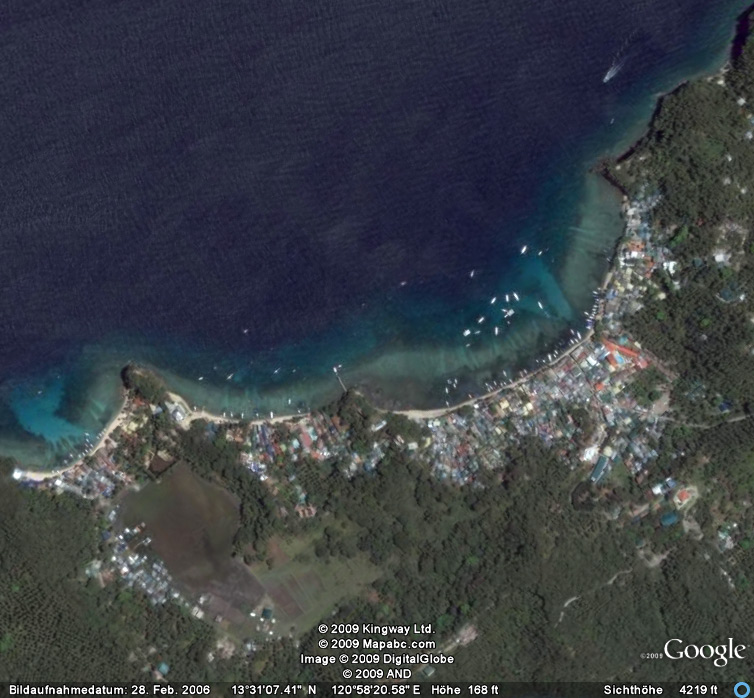 Sabang in Google Earth