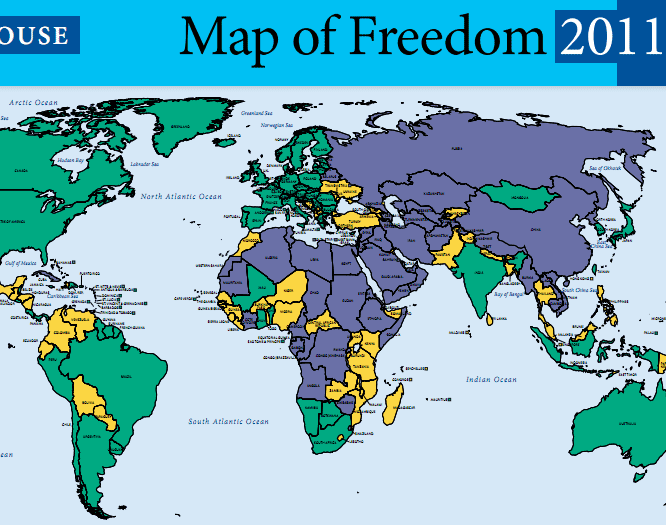 Map of Freedom 2011