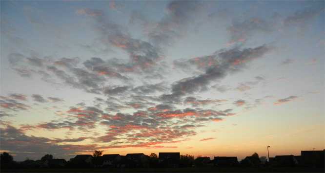 Sunset in Gommern, 30. Oktober 2011, 16:51