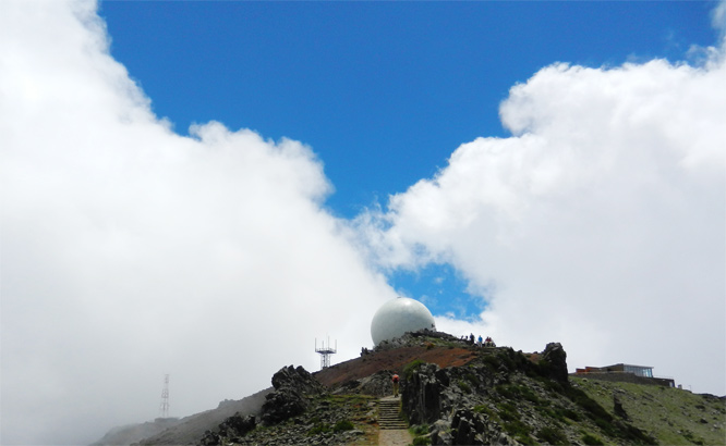 Der Gipfel des  Pico do Arieiro