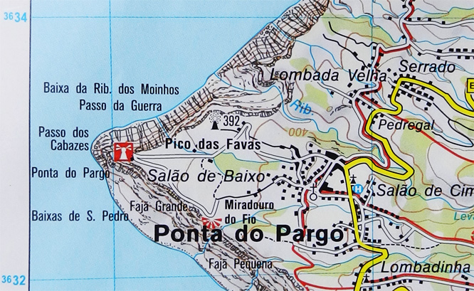 Map - Ponta do Pago