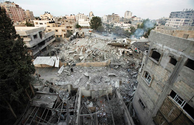 Israel zerbombt die Hamas-Zentrale