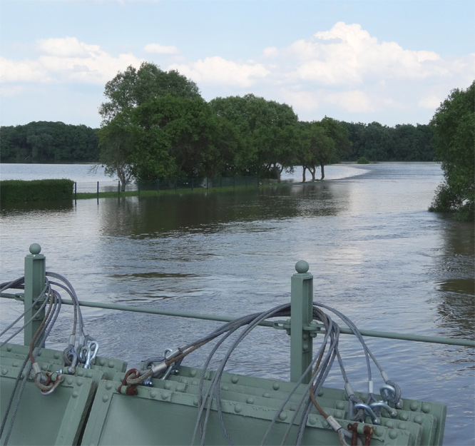Hochwasser Elbe Pretziener Wehr
