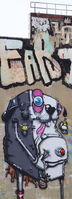 Graffiti in Kreuzberg, Oranienstrasse