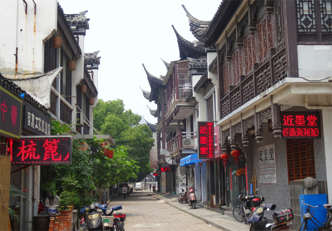 Die Reste der Altstadt von Changzhou