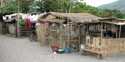 Bamboo Fischerhütten