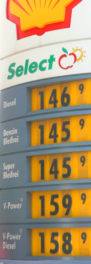 Benzinpreise am 28. Mai 2005