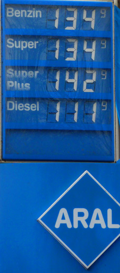 Benzinpreis am 02. März 2010